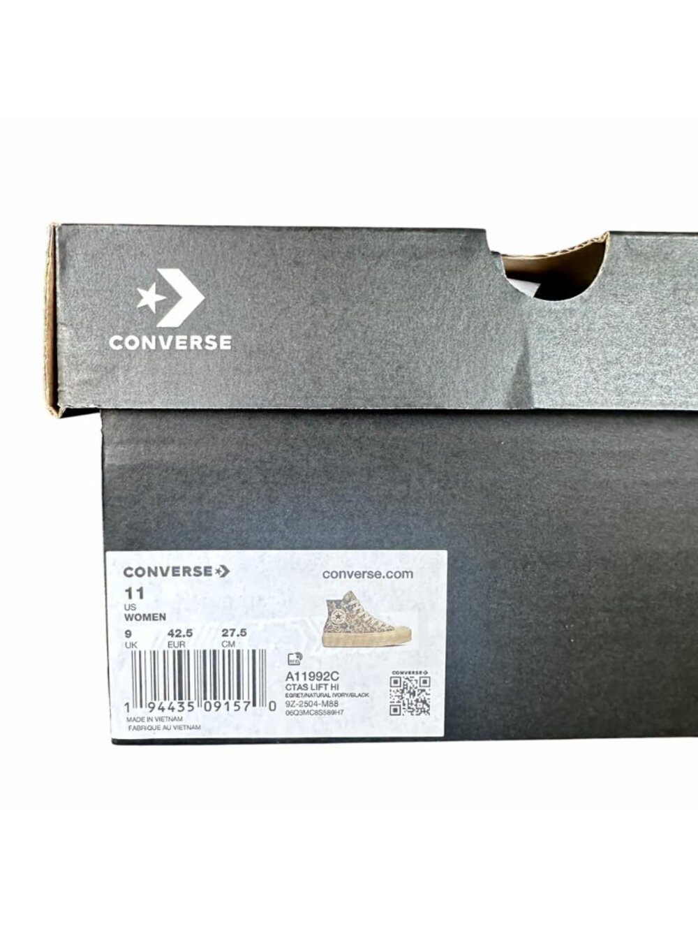 ⭐Converse Chuck Taylor Lift Platform 11 Women Sneakers Floral Tapestry A11992C - Picture 8 of 11